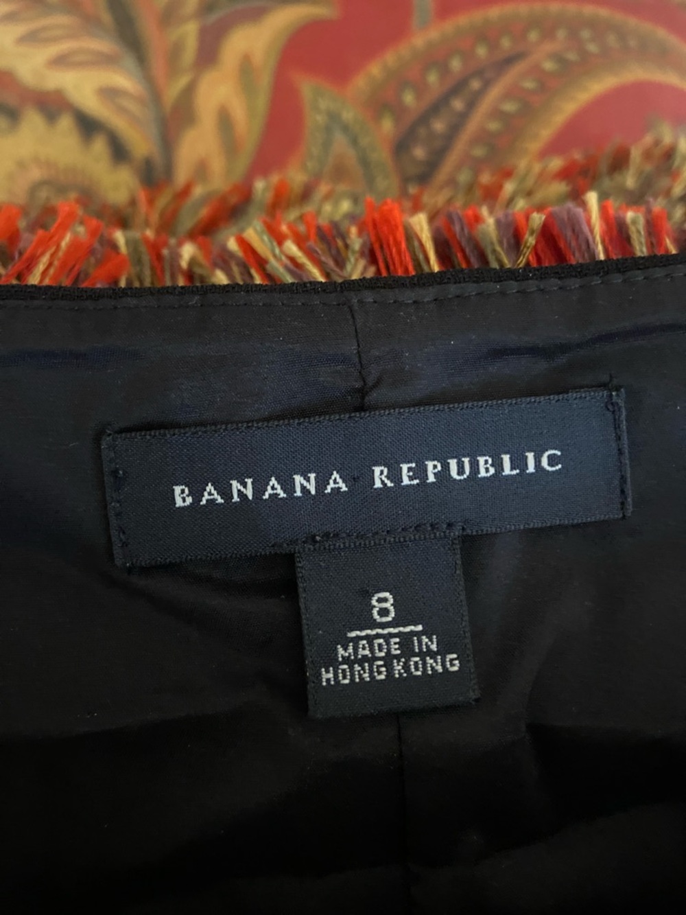 Banana Republic Black Strapless Sheath Dress with Red Belt - Picture 3 of 3